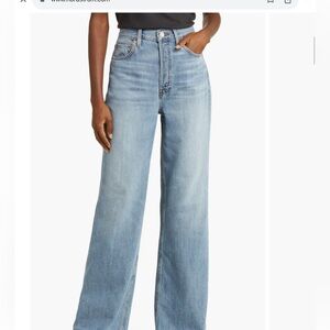 NWT Re/Done Ultra High Rise Wide Leg Jeans size 24 retail $260